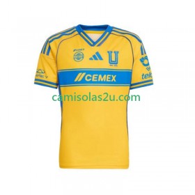 Camisolas de futebol Tigres UANL Equipamento Principal 2025/26 Manga Curta